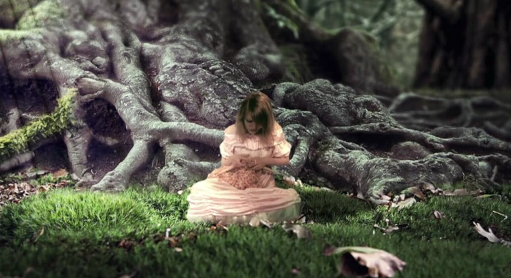 femme d'une foret
